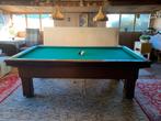 Biljarttafel met 3 platen en oud bord, ophalen in Brecht, Sport en Fitness, Biljarten en Poolen, Ophalen