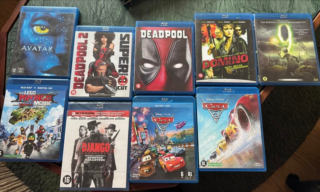 9 Blu-ray films, alles in 1 keer overnemen, Ophalen of Verzenden, Gebruikt, Overige genres