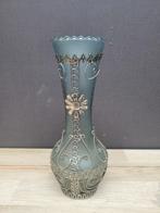 gedecoreerd glazen vaasje, Overige kleuren, Ophalen of Verzenden, Minder dan 50 cm, Glas