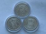 Prachtige Zilveren wilhelmina guldens 1913, 1914 en 1915, Ophalen of Verzenden, Koningin Wilhelmina, 1 gulden, Zilver