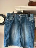 Denim rok maat 46, Ophalen of Verzenden, Zo goed als nieuw, Maat 46/48 (XL) of groter, Blauw