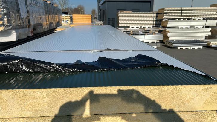 B-keus sandwichpaneel, Doe-het-zelf en Verbouw, Platen en Panelen, Zo goed als nieuw, Overige materialen, 100 mm of meer, Ophalen