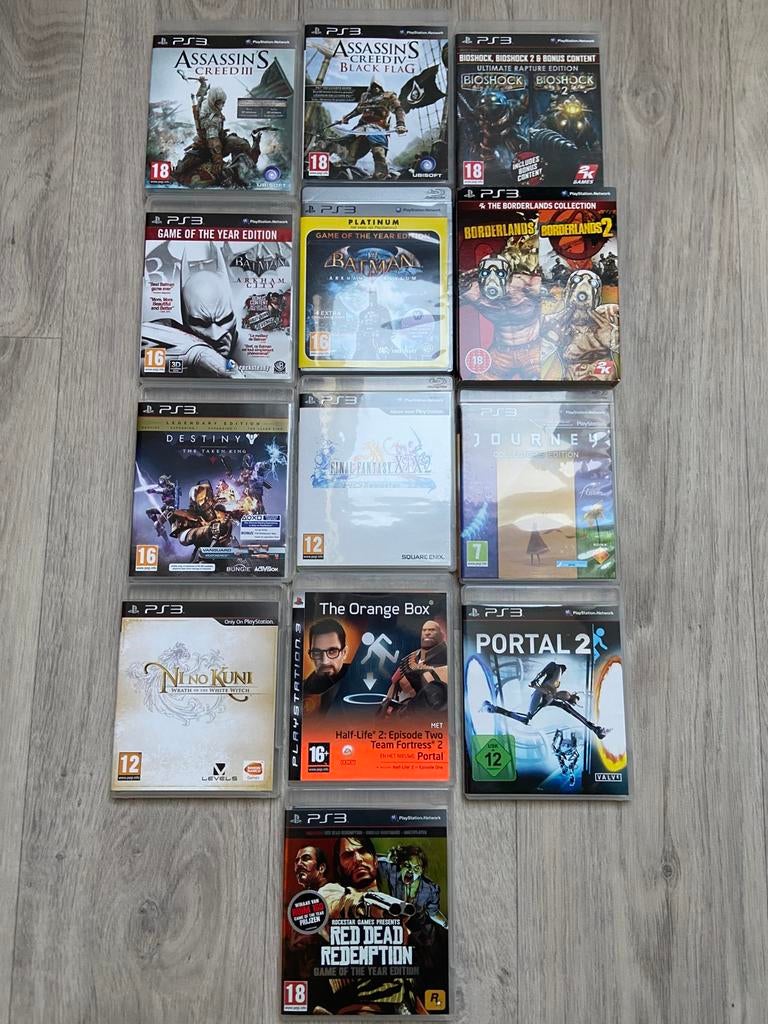 13 PlayStation 3 Games (PS3), Spelcomputers en Games, Games | Sony PlayStation 3, Zo goed als nieuw, Avontuur en Actie, 1 speler