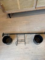 IKEA Hultarp   stang met 2 potjes en keukenrolhouder, Ophalen of Verzenden, Gebruikt
