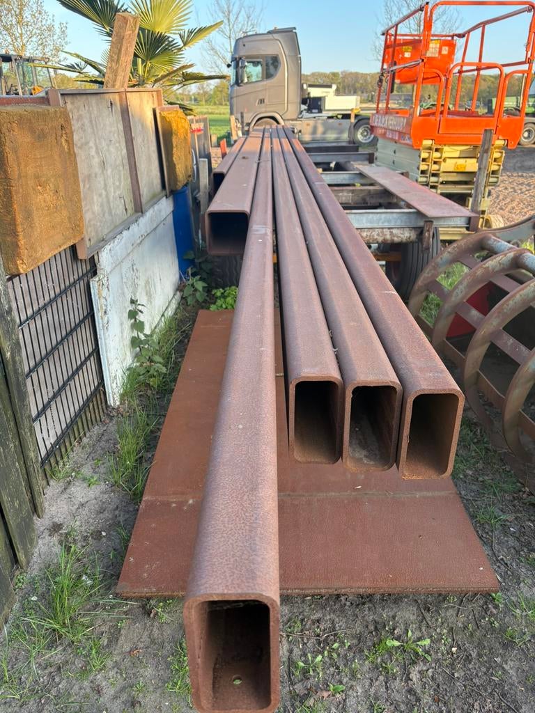 Staal koker balk, Doe-het-zelf en Verbouw, Metalen, Ophalen, Zo goed als nieuw