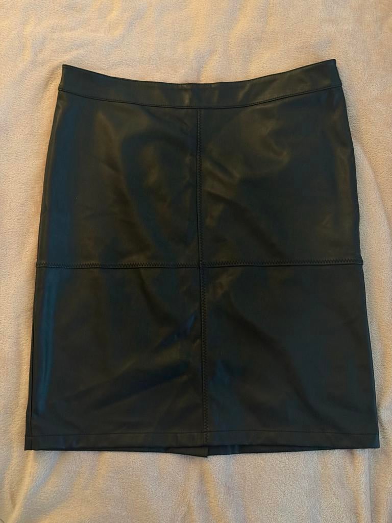 Zwarte Soyaconcept leren rok - Maat 44, Zwart, Maat 42/44 (L), Ophalen of Verzenden, Zo goed als nieuw