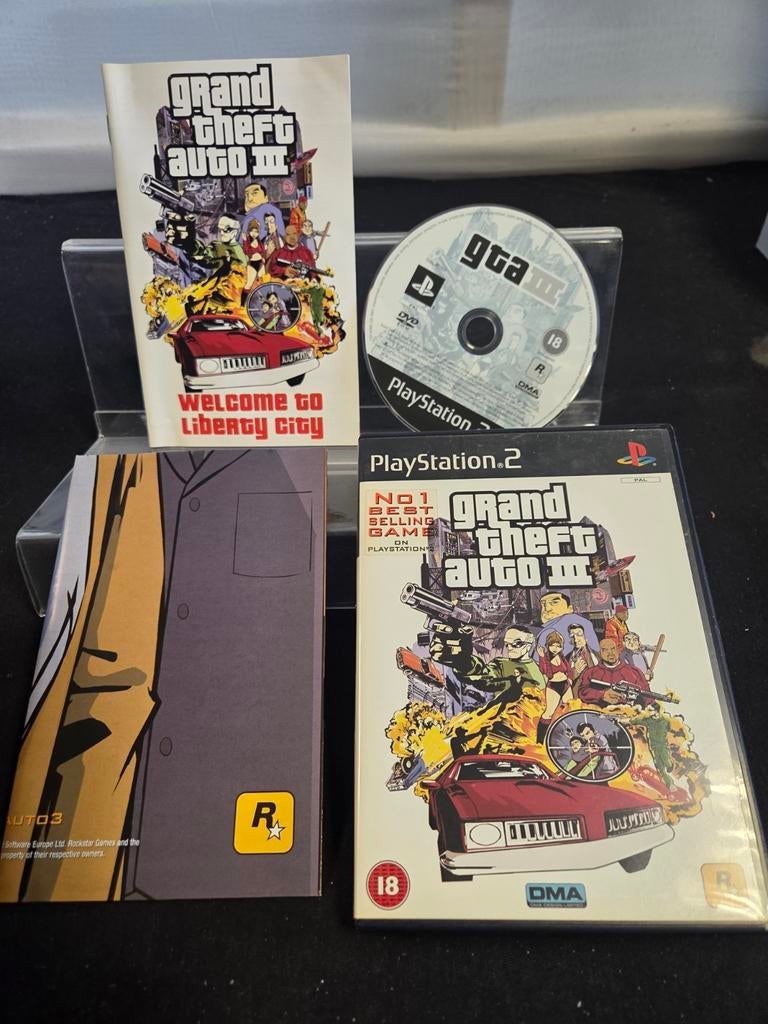 Grand Theft Auto III (GTA 3) PlayStation 2, Avontuur en Actie, Vanaf 18 jaar, Info@rockstargames.com, 1 speler