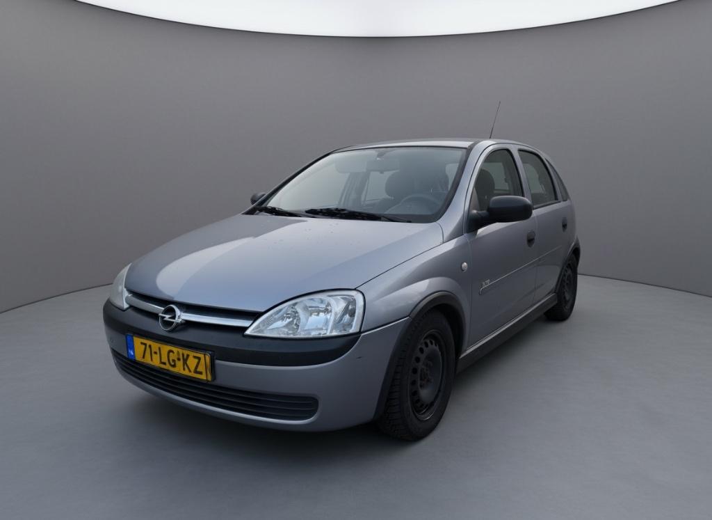 Opel Corsa 1.0 12V 5D Easytronic 2002 Grijs Nieuwe APK, Auto's, Opel, 450 kg, 600 kg, 31 €/maand, 58 pk