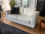2-zits witte leren bank van Ikea, Ophalen, Zo goed als nieuw, Tweepersoons, Leer