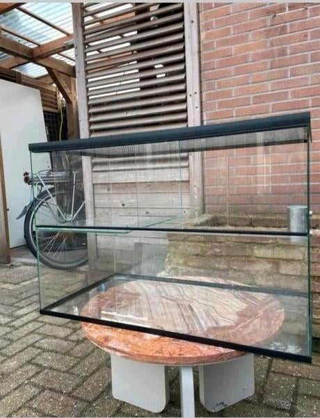 Te koop mooi terrarium, Dieren en Toebehoren, Zo goed als nieuw, Hok, 75 tot 110 cm, Ophalen