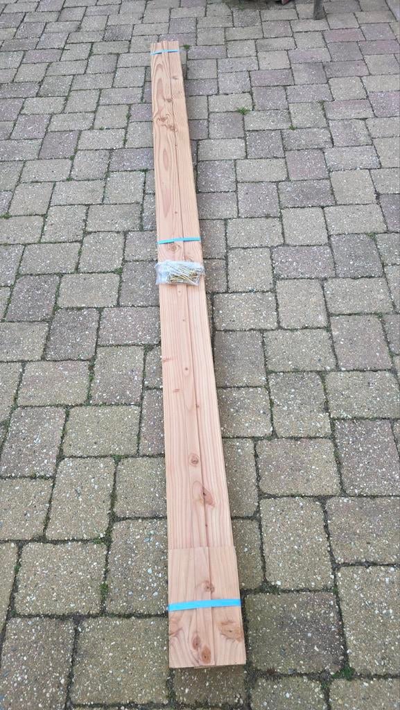 Douglas deur stelkozijnen set nieuw., Tuin en Terras, Ophalen, 180 tot 250 cm, Planken