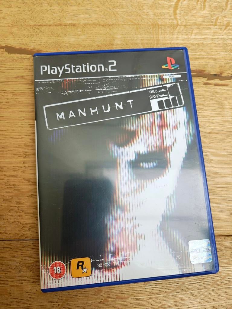 Manhunt PlayStation 2 - Collectors Item - Zeer Nette Staat, Spelcomputers en Games, Vanaf 18 jaar, Overige genres, 1 speler, Ophalen of Verzenden