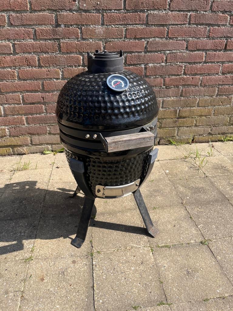 Compacte keramische tafel bbq marmer + standaard, Ophalen of Verzenden, Zo goed als nieuw