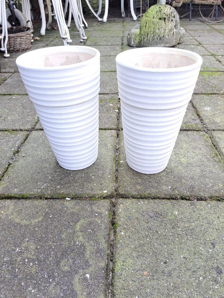 Mooie super hoge bloempotten, Ophalen, Zo goed als nieuw