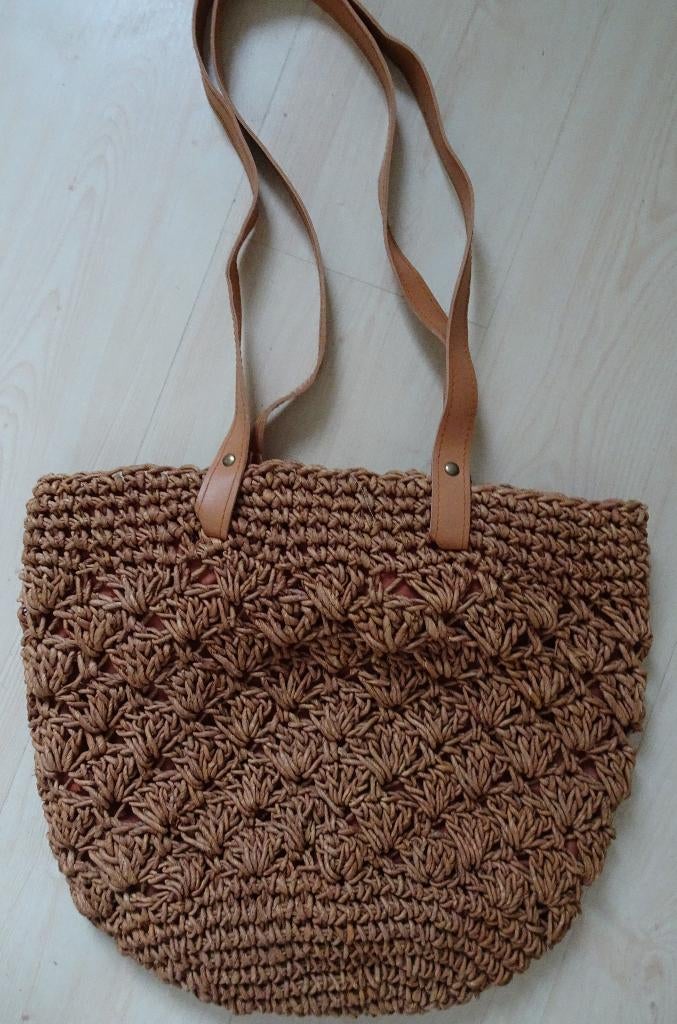 SCHOUDERTAS, Sieraden, Tassen en Uiterlijk, Tassen | Damestassen, Ophalen of Verzenden, Zo goed als nieuw, Bruin, Schoudertasje