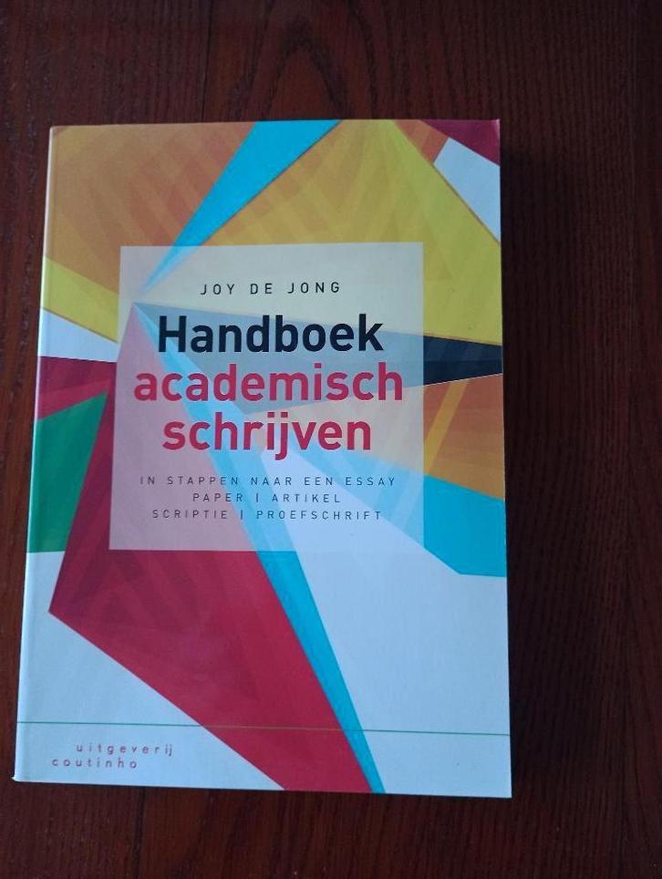 HANDBOEK ACADEMISCH SCHRIJVEN  essay paper artikel NIEUW, Boeken, Studieboeken en Cursussen, Nieuw, HBO, Alpha, Ophalen of Verzenden