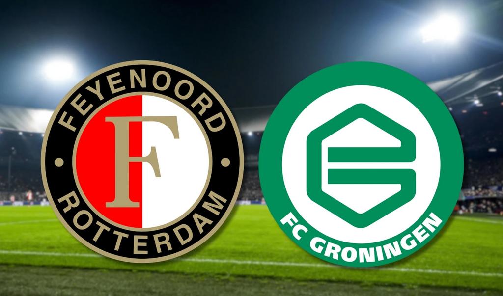 Feyenoord - FC Groningen tickets gele zijde vak TT, April