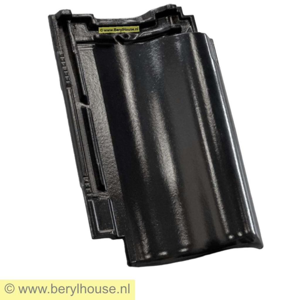 € 15,95 per m2  Gebakken dakpannen: OVH zwart mat verglaasd, Niet ingevuld, Róben, Steen of Klei, Verzenden