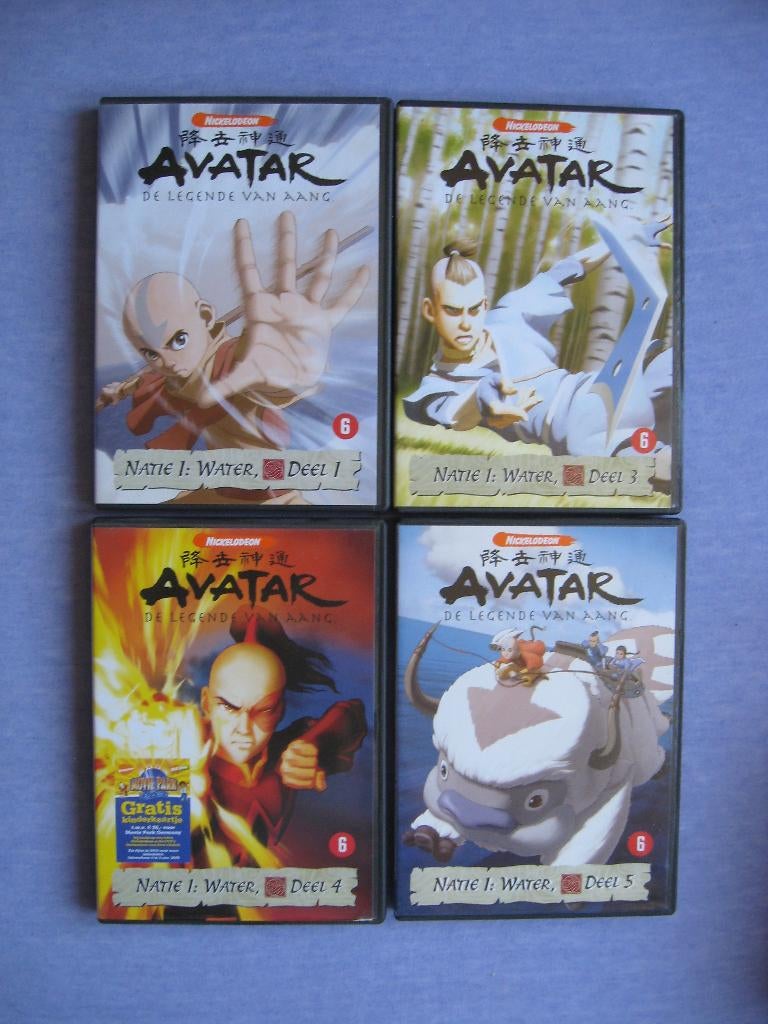 Nickelodeon AVATAR - De Legende van AANG (meerdere delen), Tekenfilm, Ophalen of Verzenden, Zo goed als nieuw, Alle leeftijden