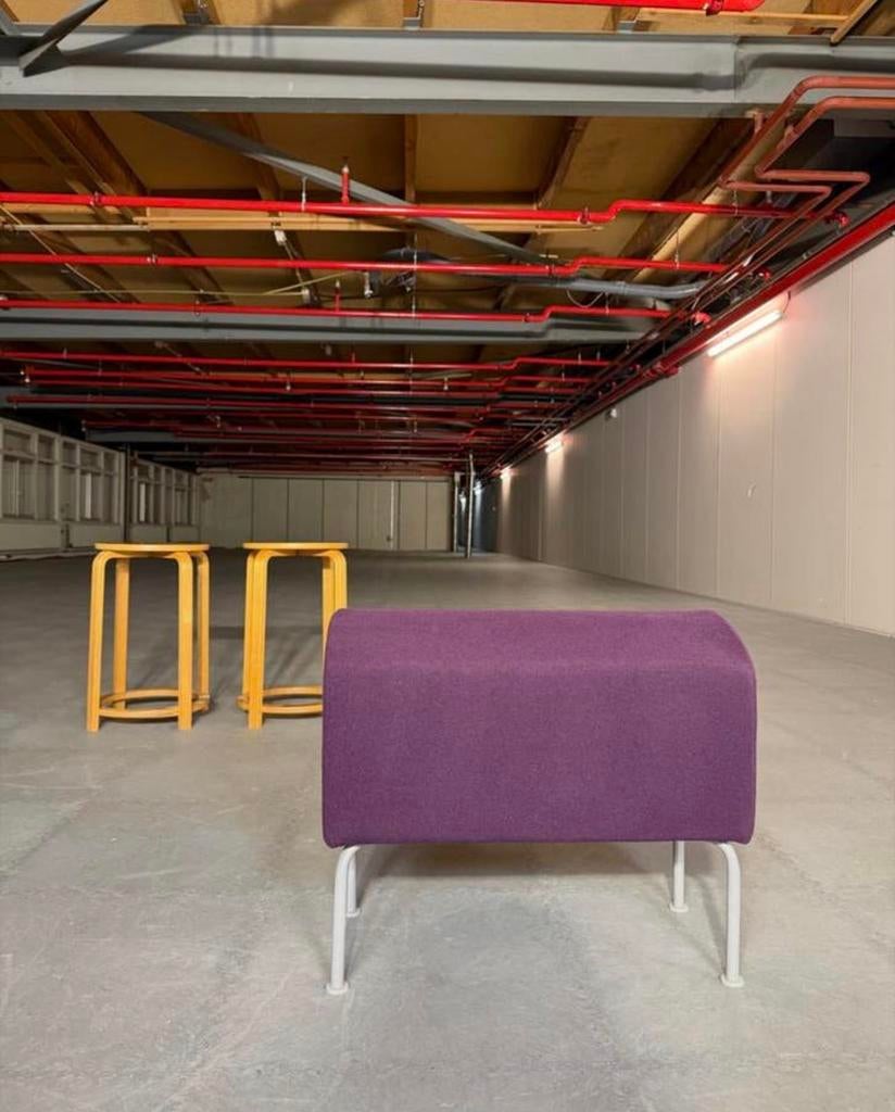 Milo Baughman - hocker wol - ikea -jaren 90, Ophalen