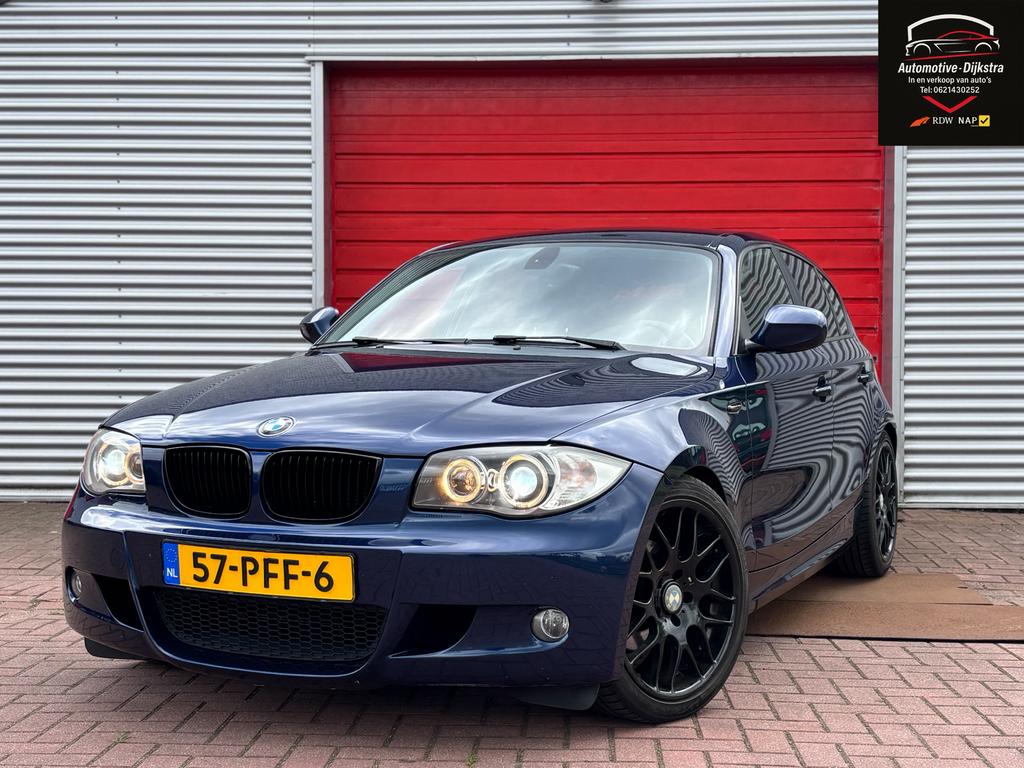 BMW 1-Serie LCI 118D/ Autom./M-Pakket/ Navi+Blueth./ 18”inch, Auto's, Euro 5, 1995 cc, Zwart, 4 cilinders