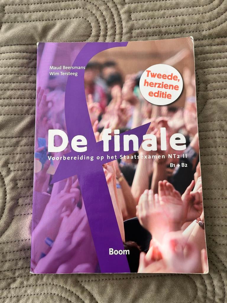De Finale NT2 II - Voorbereiding Staatsexamen B1-B2, Boeken, Studieboeken en Cursussen, Gelezen, Overige niveaus, Alpha, Ophalen