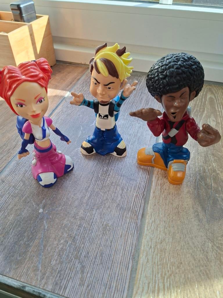 Drie actiefiguren, Ophalen of Verzenden