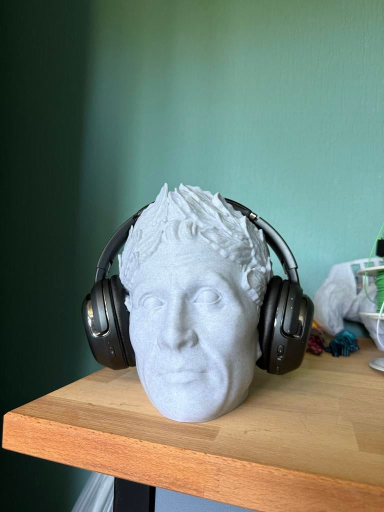 3D Geprinte Romeinse Hoofd - Decoratief Beeld, Huis en Inrichting, Woonaccessoires | Overige, Nieuw, Kunststof, Ophalen of Verzenden