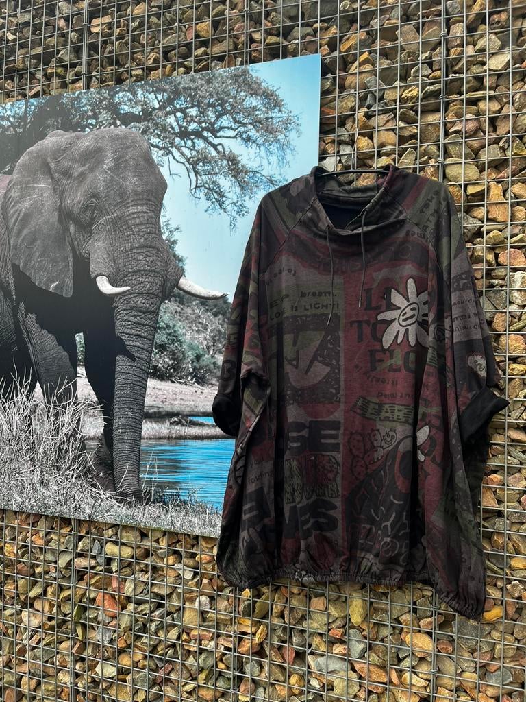 Rundholz tuniek/ jurk. Grote maat ! Zgan!, Kleding | Dames, Grote Maten, Ophalen of Verzenden, Zo goed als nieuw, Jurk