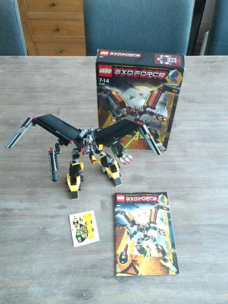 lego exo force 8105 iron condor (2007), Ophalen of Verzenden, Gebruikt, Complete set, Lego