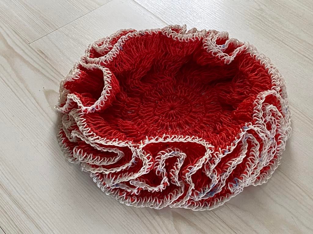 Prachtige Handgemaakte tafelkleed, Ophalen of Verzenden, Zo goed als nieuw, Rond