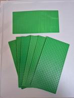 7 licht groene lego bouwplaten grondplaten baseplates 16x32, Ophalen of Verzenden, Gebruikt, Complete set, Lego