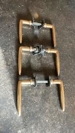 3x set Deurklinken RETRO Dudok messing 1930 Deurkruk vintage, Ophalen
