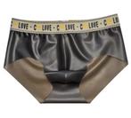 Latex, pvc,club,kinky,fetish short, Ophalen, Zwart, Slip