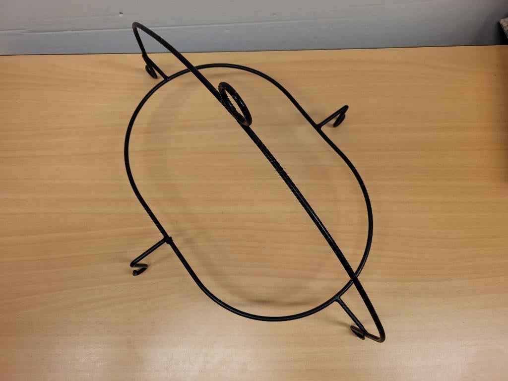 Bordenstandaard ovaal., Ophalen of Verzenden, Zo goed als nieuw