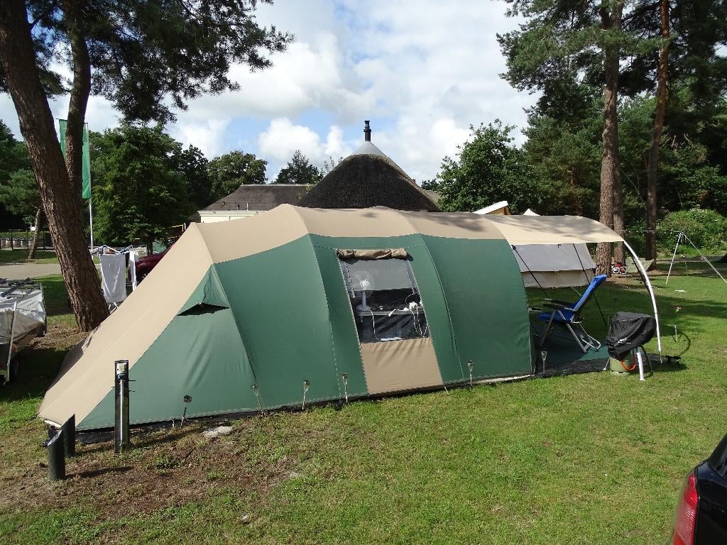 Gezins tent Falco Zeearend 6 persoons, Caravans en Kamperen, Tenten, Ophalen, Gebruikt, Tot en met 6