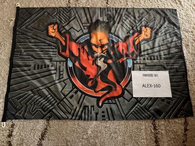 Thunderdome Flag from '98 Hardcore Gabber Collector Item, Ophalen of Verzenden, Zo goed als nieuw
