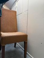 Vier eettafel lloyd loom stoelen, Ophalen, Zo goed als nieuw, Bruin, Vier