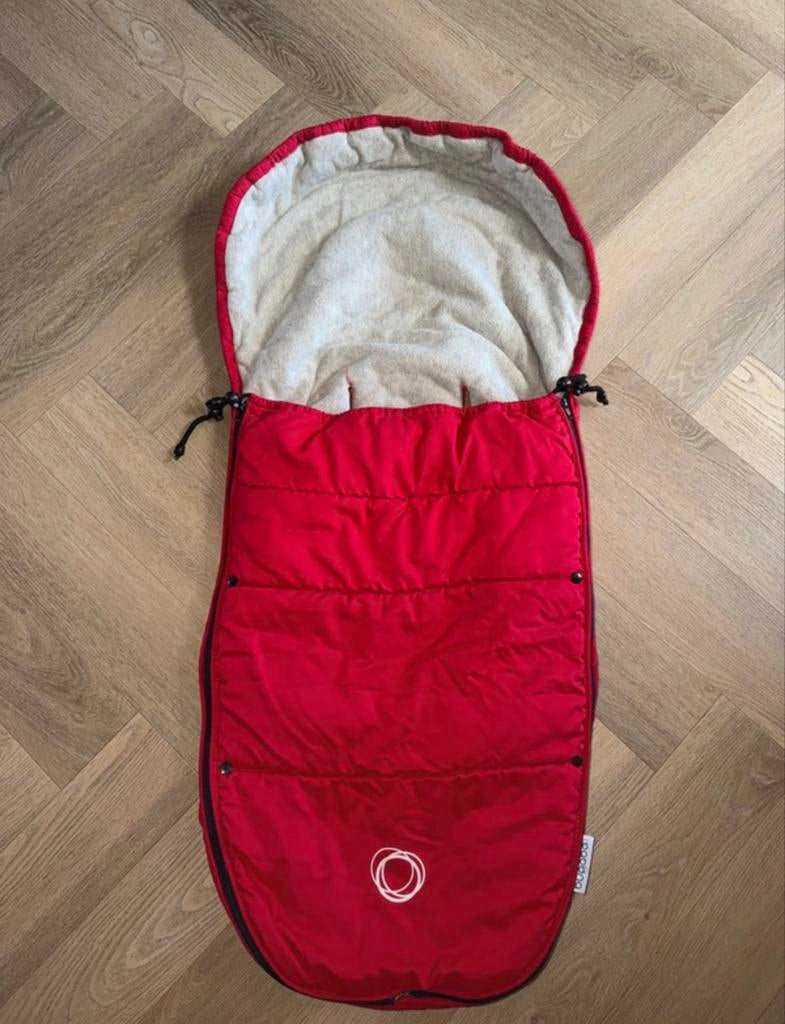 Originele Bugaboo Voetenzak Rood - Warm & Comfortabel, Ophalen of Verzenden, Zo goed als nieuw, Bugaboo
