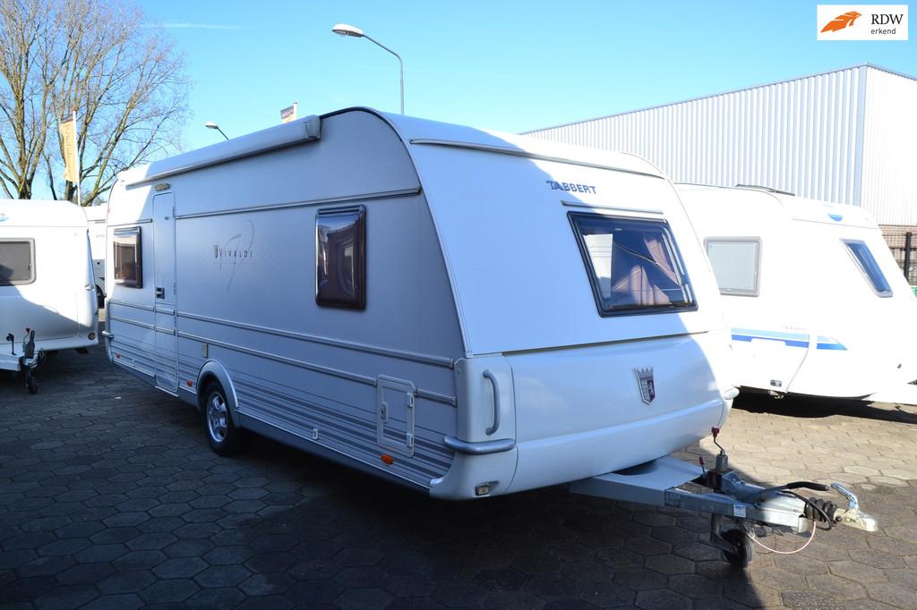 Tabbert Vivaldi 560 TD - Luifel - Frans bed - 4 slaap plaats, Caravans en Kamperen, Bedrijf, Info@selectcars.nl, 5 tot 6 meter