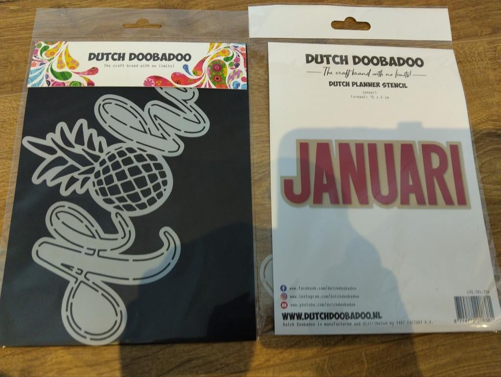 Dutchdoobadoo planner stencil en tekenmal, Verzenden, Nieuw, Overige thema's, Pons of Mal