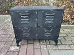 PTMD Metal Black cabinet 4 drawers ladekast, Ophalen, 50 tot 100 cm, Zo goed als nieuw, 3 of 4 laden