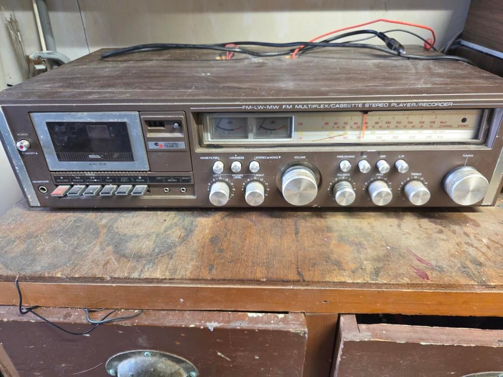 Vintage  sneider reciveren  wega tuner, Ophalen of Verzenden