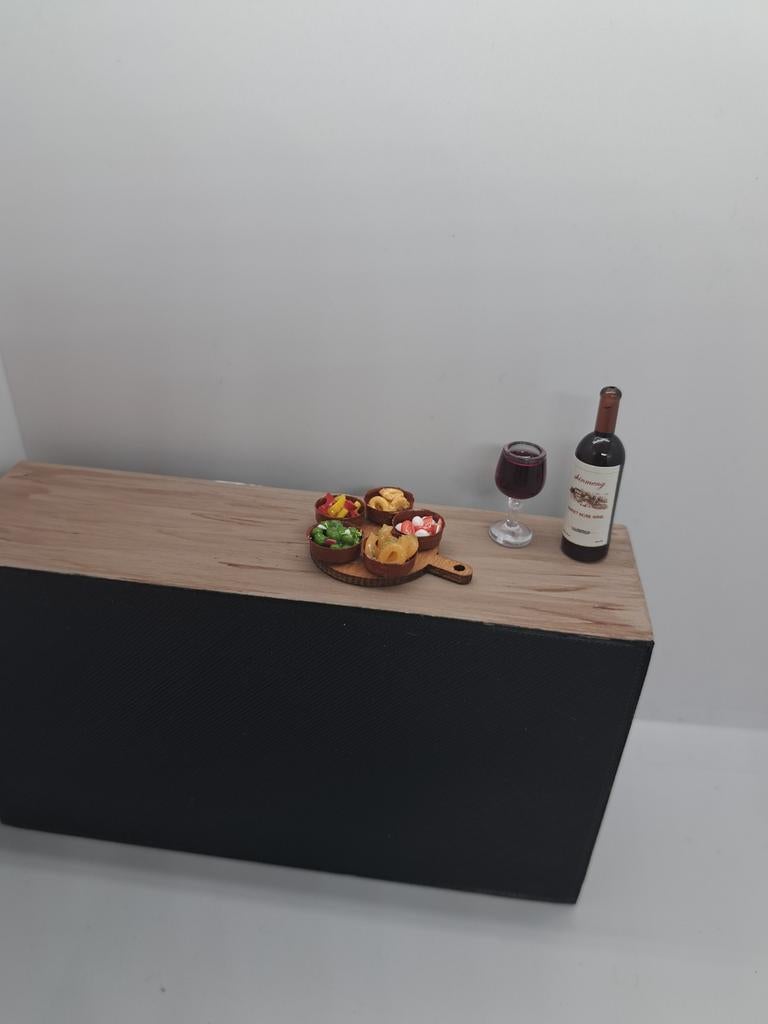 Borreltijd 1:12, Verzamelen, Poppenhuizen en Toebehoren, Ophalen of Verzenden, Nieuw, Poppenhuis