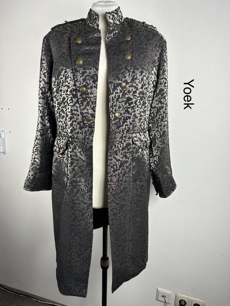 Yoek Blazer  (mt: 42) 11,1/9169, Kleding | Dames, Jasjes, Kostuums en Pakken, Zo goed als nieuw, Maat 42/44 (L), Zwart, Ophalen of Verzenden