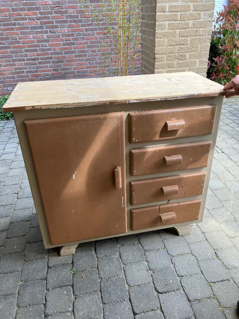 Kastje, Ophalen, Gebruikt, 100 tot 150 cm, 3 of 4 laden