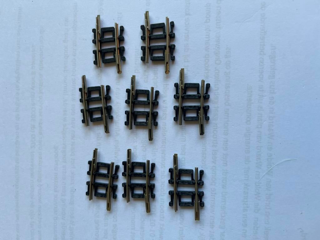 N spoor rail., Gebruikt, Gelijkstroom, Trix, Rails