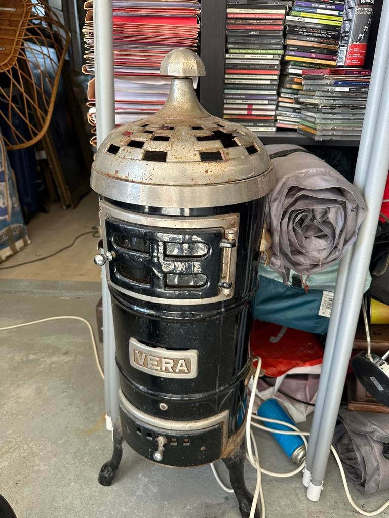 Kachel, Ophalen of Verzenden, Gebruikt, Elektrisch, Houtkachel