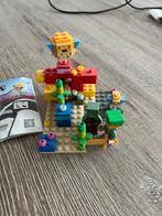 LEGO Minecraft 21164 Het Koraalrif - Complete Set, Ophalen of Verzenden, Zo goed als nieuw, Complete set, Lego