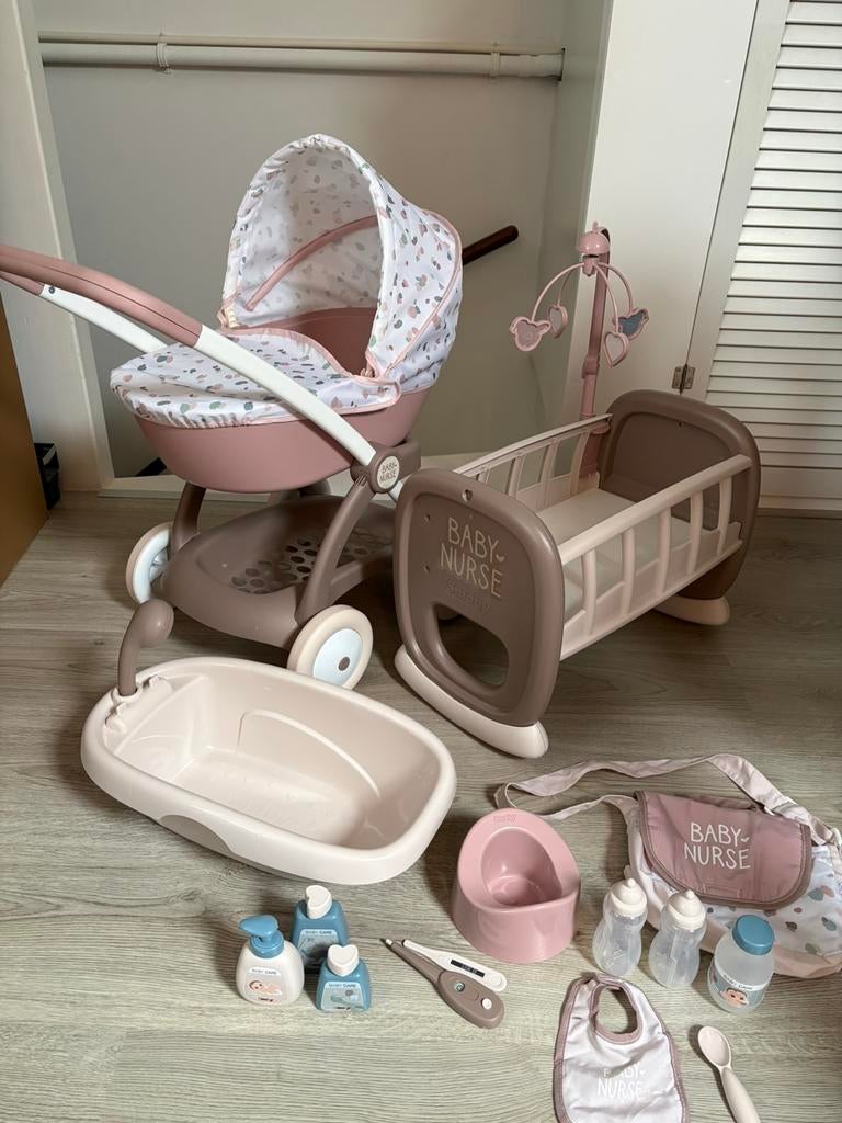 Smoby baby nurse set, Ophalen, Zo goed als nieuw, Babypop
